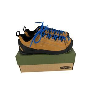 Keen Jasper Shoes in Tan and Blue